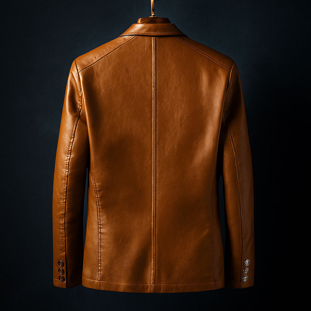 Luca Leather Blazer