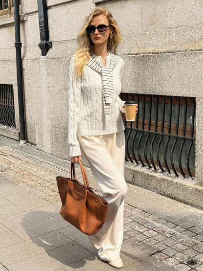 Elyressa Women’s Half-Zip Knit Sweater