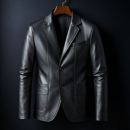 Luca Leather Blazer