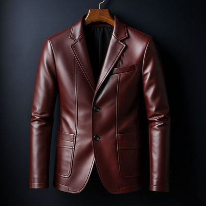 Luca Leather Blazer