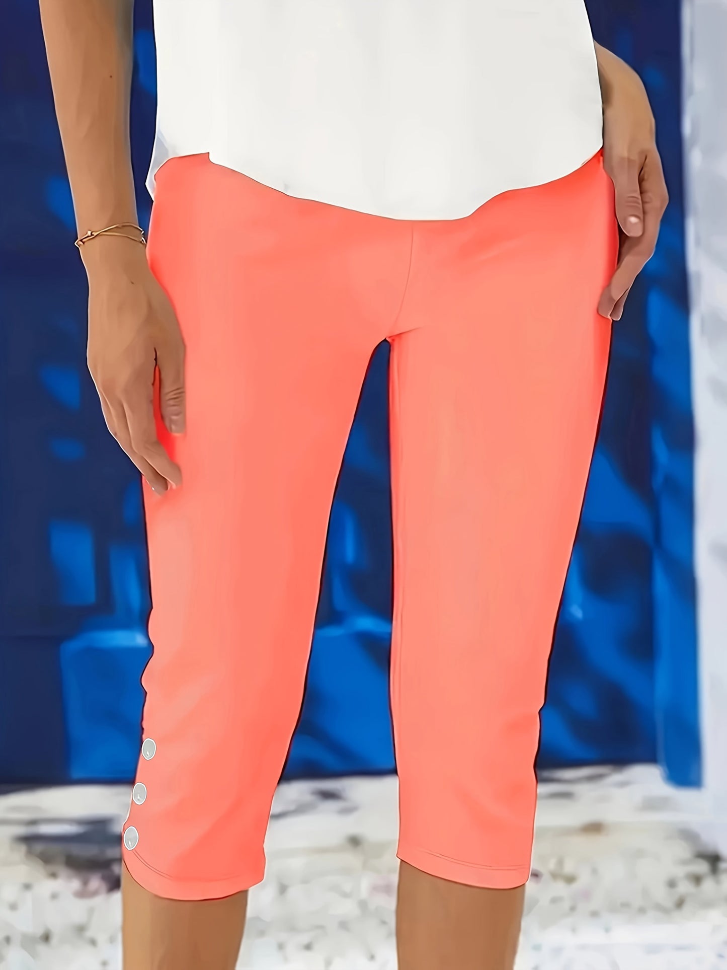 Clara Polished Stretch Capri