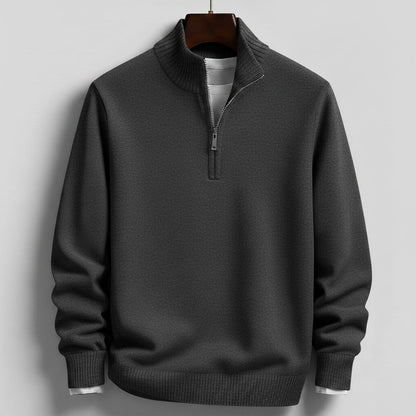 Dorian Cotton Half-Zip Sweater