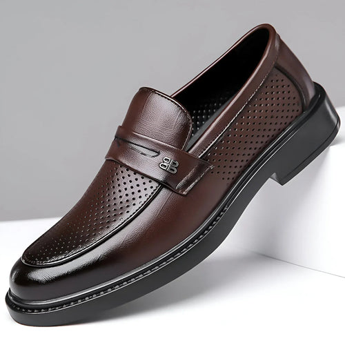 Alessio Aero‑Leather Loafers