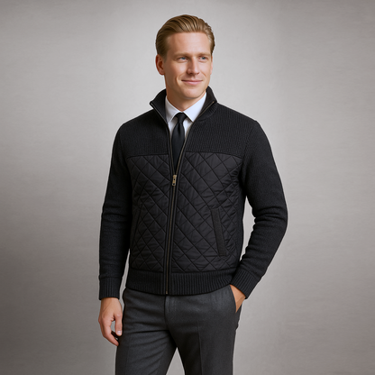 Harrison Knit Panel Jacket