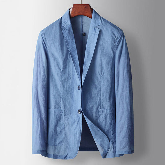 Julian Lightweight Cotton Blazer Jacket