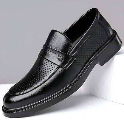 Alessio Aero‑Leather Loafers